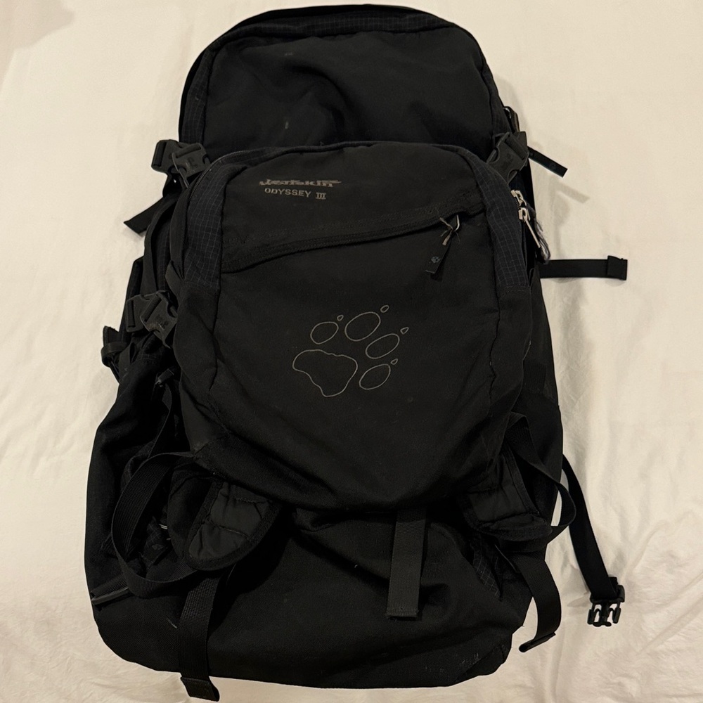 Jack Wolfskin Midnight Black Odyssey III Backpack (2 backpacks)